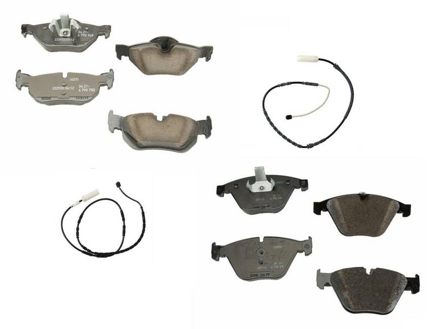 BMW Disc Brakes Kit - Pads Front and Rear